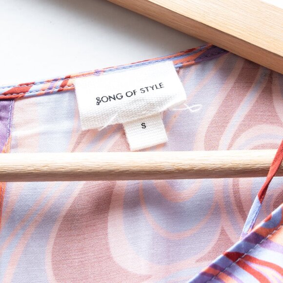 Revolve Song of Style Swirl Cut Out Mini Dress "Coraline" - Picture 5 of 10